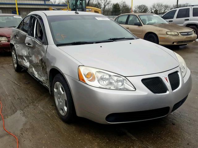 1G2ZF57B384255521 - 2008 PONTIAC G6 VALUE L SILVER photo 1