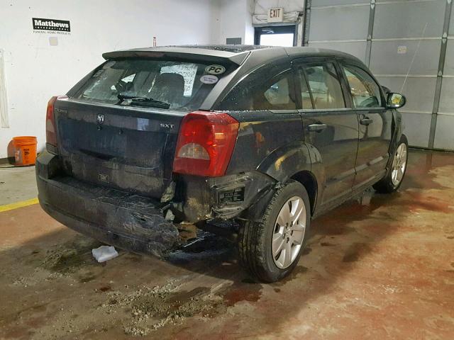 1B3HB48B97D282217 - 2007 DODGE CALIBER SX BLACK photo 4