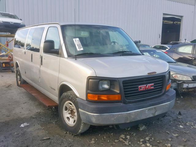 1GJHG39U251118325 - 2005 GMC SAVANA G35 SILVER photo 1