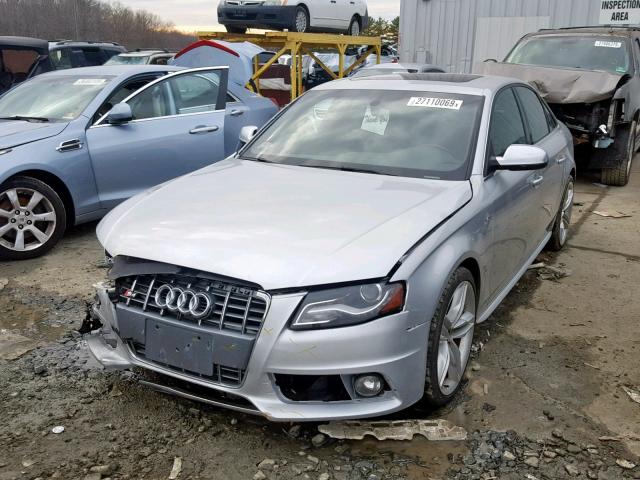 WAUKGAFL5AA118341 - 2010 AUDI S4 PRESTIG SILVER photo 2