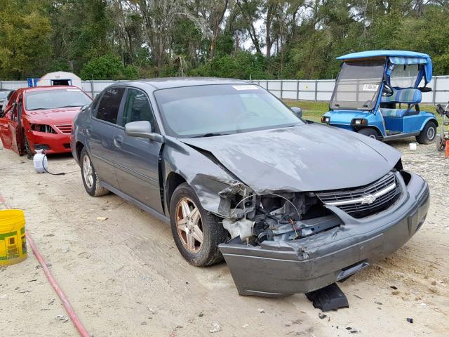 2G1WF52E259275969 - 2005 CHEVROLET IMPALA BLUE photo 1