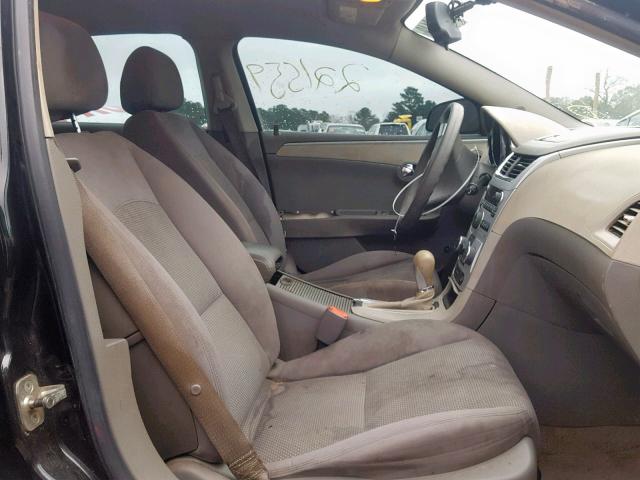 1G1ZG57B594175429 - 2009 CHEVROLET MALIBU LS BLACK photo 5