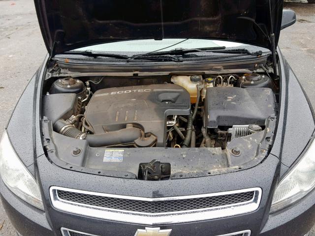 1G1ZG57B594175429 - 2009 CHEVROLET MALIBU LS BLACK photo 7