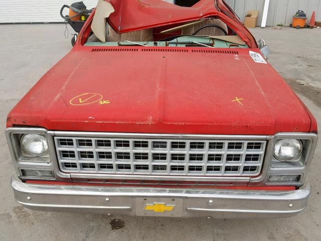 CCD14A1179198 - 1980 CHEVROLET C-10 RED photo 7