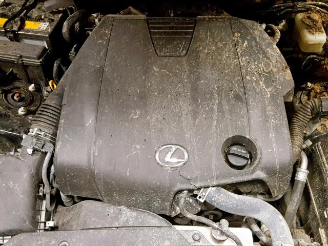 JTHCF1D21E5012826 - 2014 LEXUS IS 250 BLACK photo 7