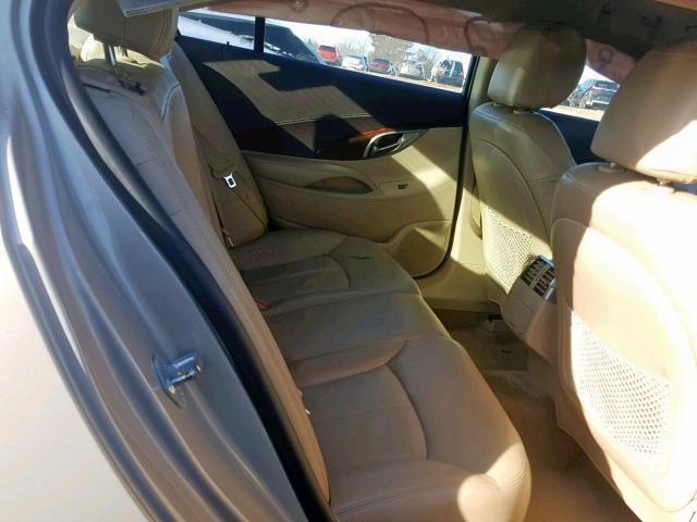 1G4GA5ECXBF239403 - 2011 BUICK LACROSSE C TAN photo 6