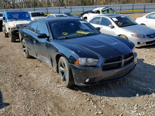 2C3CDXHG7DH575746 - 2013 DODGE CHARGER SX BLACK photo 1