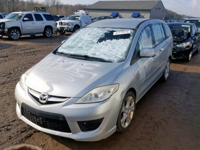 JM1CR293380314071 - 2008 MAZDA 5 SILVER photo 2