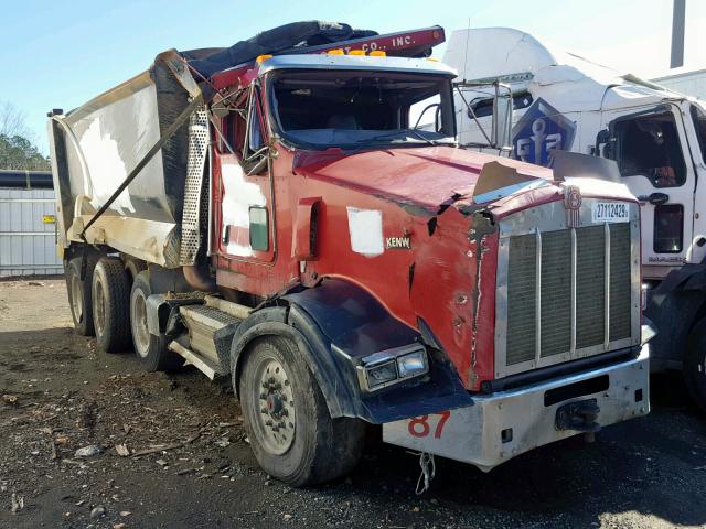 1NKDXUTX9BJ291820 - 2011 KENWORTH CONSTRUCTI RED photo 1