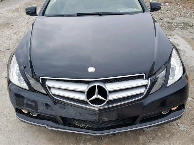 WDDKJ5GB2AF040448 - 2010 MERCEDES-BENZ E 350 BLACK photo 7