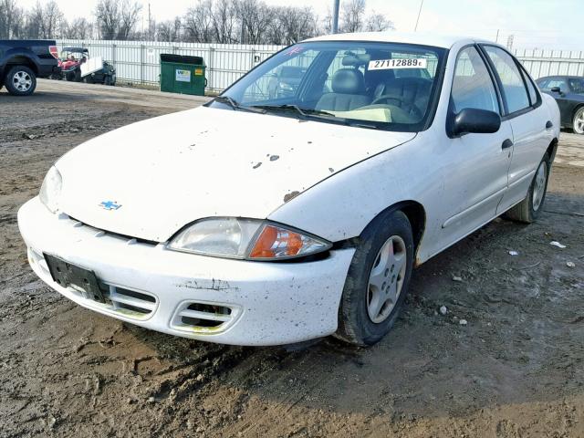 1G1JC524027294916 - 2002 CHEVROLET CAVALIER B WHITE photo 2