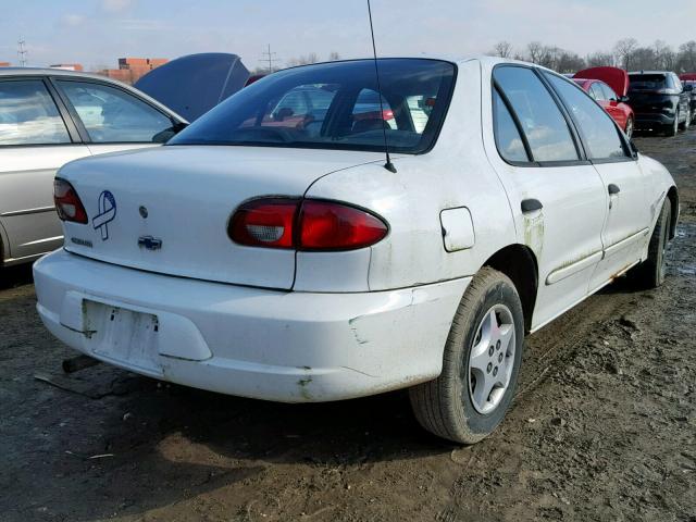 1G1JC524027294916 - 2002 CHEVROLET CAVALIER B WHITE photo 4