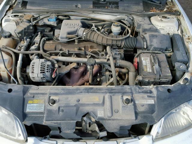 1G1JC524027294916 - 2002 CHEVROLET CAVALIER B WHITE photo 7