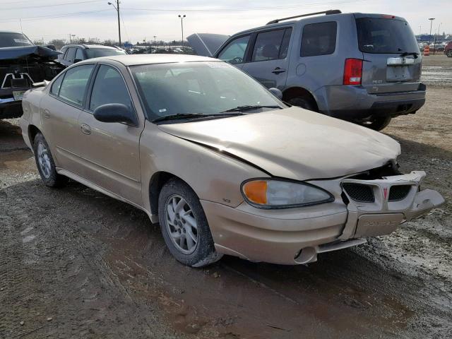 1G2NF52E74C239046 - 2004 PONTIAC GRAND AM S GOLD photo 1