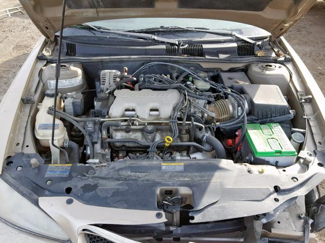 1G2NF52E74C239046 - 2004 PONTIAC GRAND AM S GOLD photo 7