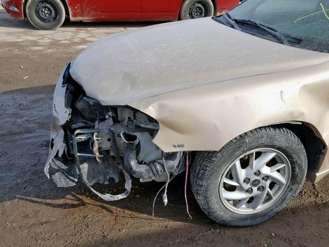 1G2NF52E74C239046 - 2004 PONTIAC GRAND AM S GOLD photo 9