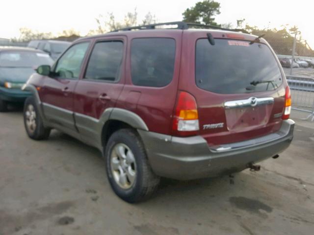 4F2CZ96113KM27980 - 2003 MAZDA TRIBUTE ES RED photo 3