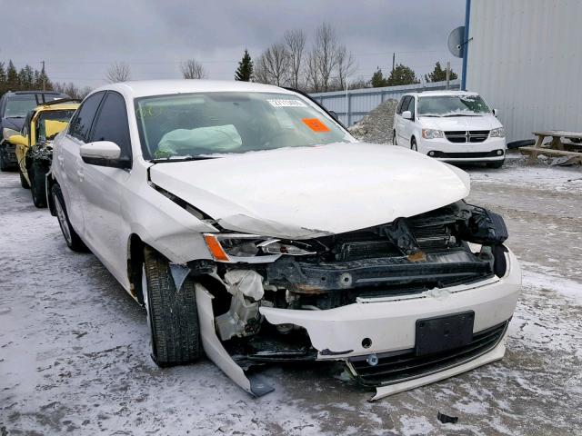 3VWDL7AJ7BM079558 - 2011 VOLKSWAGEN JETTA TDI WHITE photo 1