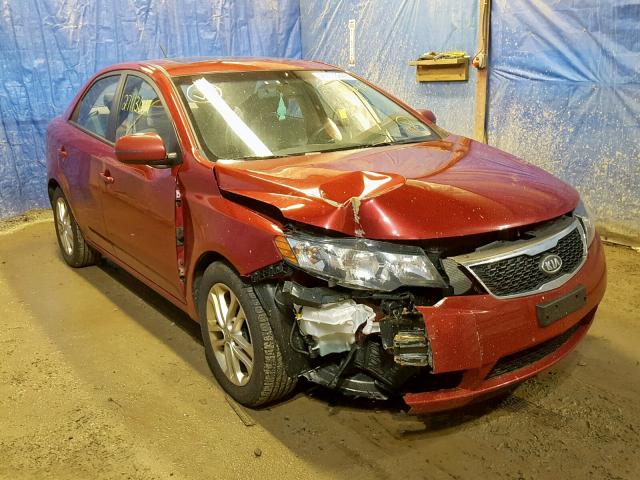 KNAFU4A2XC5497214 - 2012 KIA FORTE EX RED photo 1