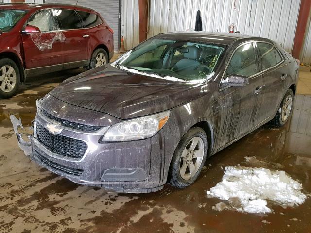 1G11C5SL2FF153560 - 2015 CHEVROLET MALIBU 1LT BROWN photo 2