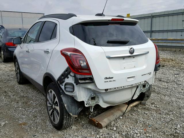 KL4CJESB5HB022026 - 2017 BUICK ENCORE PRE WHITE photo 3