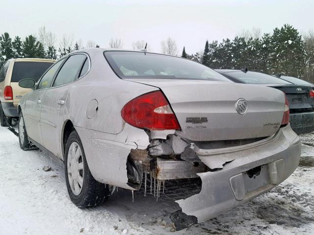 2G4WC582161277706 - 2006 BUICK LACROSSE C SILVER photo 3