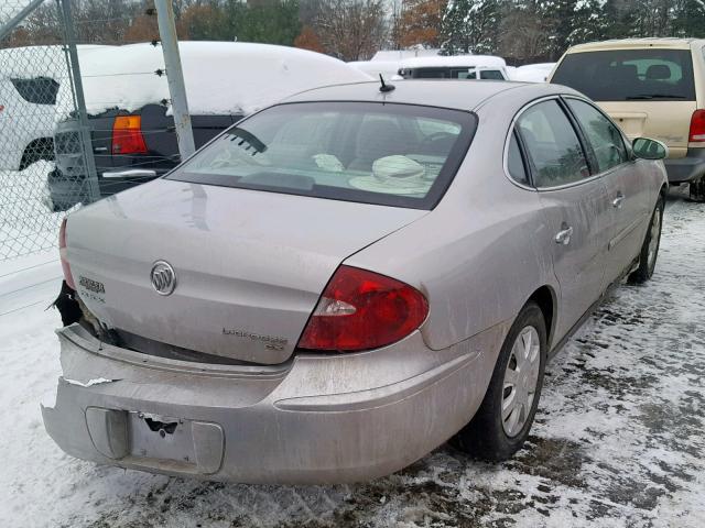 2G4WC582161277706 - 2006 BUICK LACROSSE C SILVER photo 4