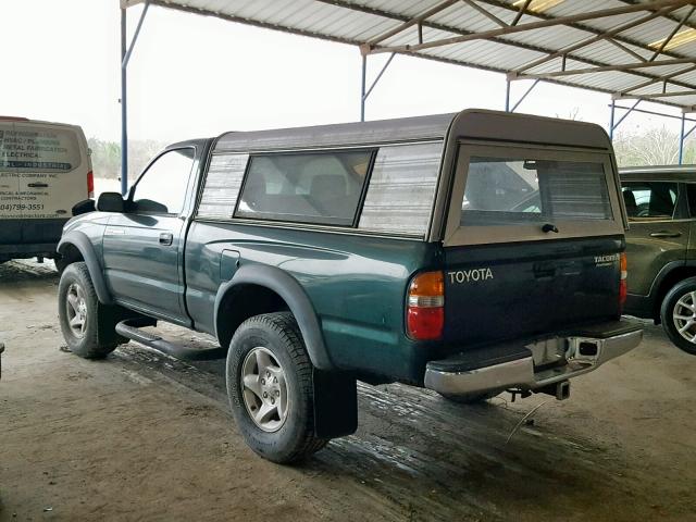 5TENM92N11Z799036 - 2001 TOYOTA TACOMA PRE GREEN photo 3