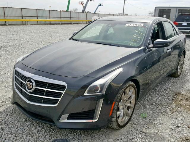 1G6AS5S33E0157275 - 2014 CADILLAC CTS PERFOR GRAY photo 2