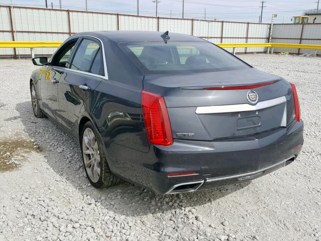 1G6AS5S33E0157275 - 2014 CADILLAC CTS PERFOR GRAY photo 3