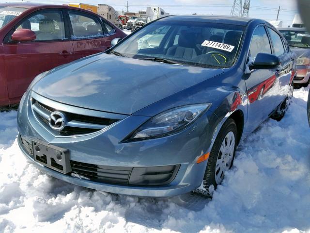 1YVHZ8BH7D5M07682 - 2013 MAZDA 6 SPORT BLUE photo 2