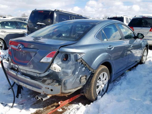 1YVHZ8BH7D5M07682 - 2013 MAZDA 6 SPORT BLUE photo 4