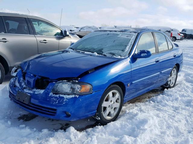 3N1AB51D75L477244 - 2005 NISSAN SENTRA SE- BLUE photo 2