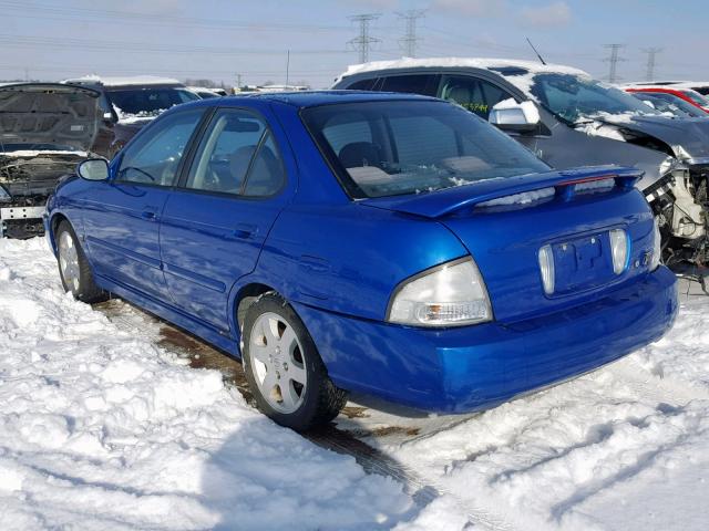 3N1AB51D75L477244 - 2005 NISSAN SENTRA SE- BLUE photo 3