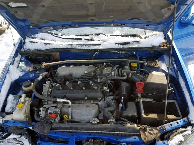 3N1AB51D75L477244 - 2005 NISSAN SENTRA SE- BLUE photo 7