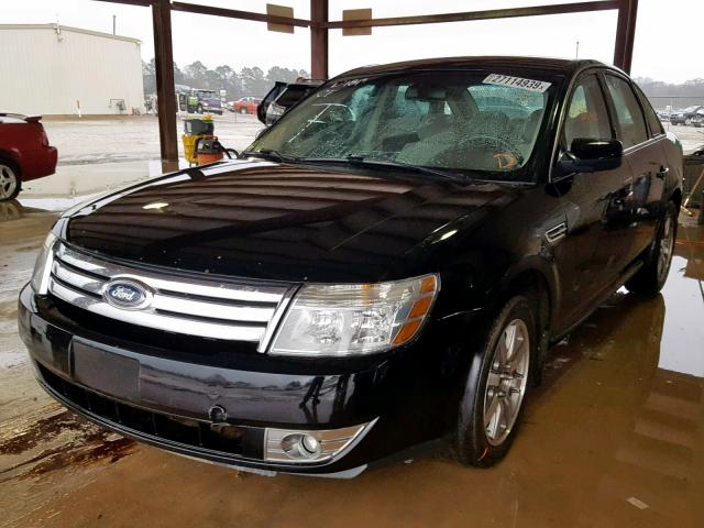 1FAHP24W38G178972 - 2008 FORD TAURUS SEL BLACK photo 2