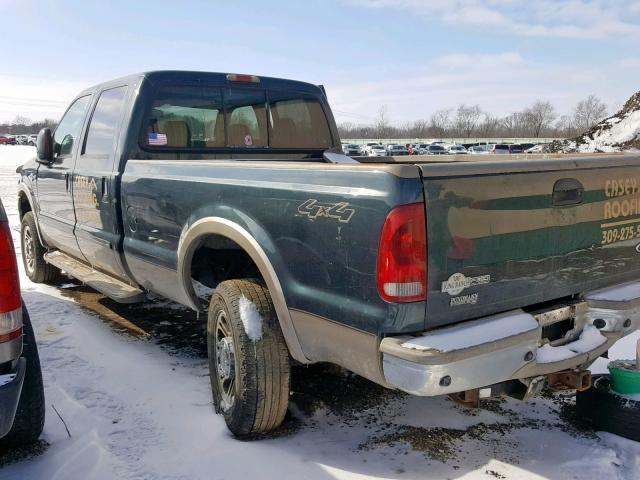 1FTWW31YX5EA84739 - 2005 FORD F350 SRW S GREEN photo 3