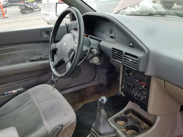 3MAPM15J5PR645845 - 1993 MERCURY TRACER RED photo 9