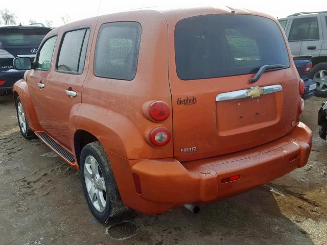 3GNDA23D66S675126 - 2006 CHEVROLET HHR LT ORANGE photo 3