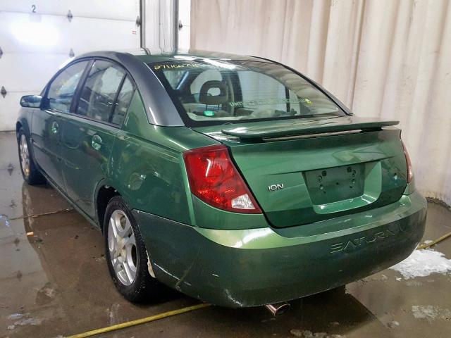 1G8AK52F13Z145961 - 2003 SATURN ION LEVEL GREEN photo 3