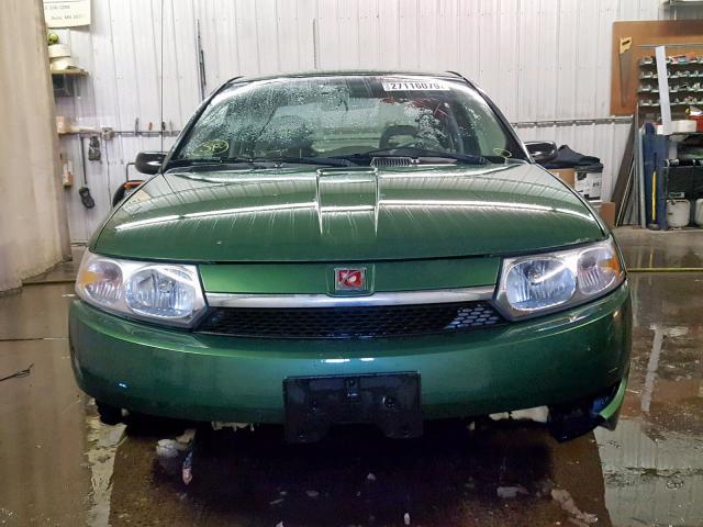 1G8AK52F13Z145961 - 2003 SATURN ION LEVEL GREEN photo 9