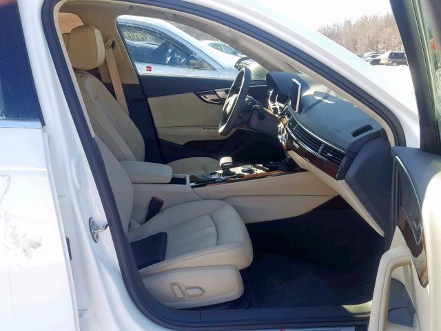 WAUFNAF45JN009497 - 2018 AUDI A4 PRESTIG WHITE photo 5