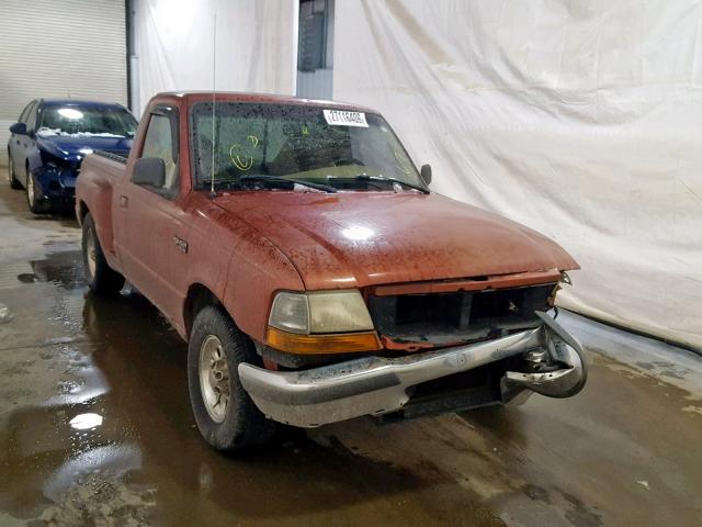 1FTYR10C1WPA89652 - 1998 FORD RANGER ORANGE photo 1