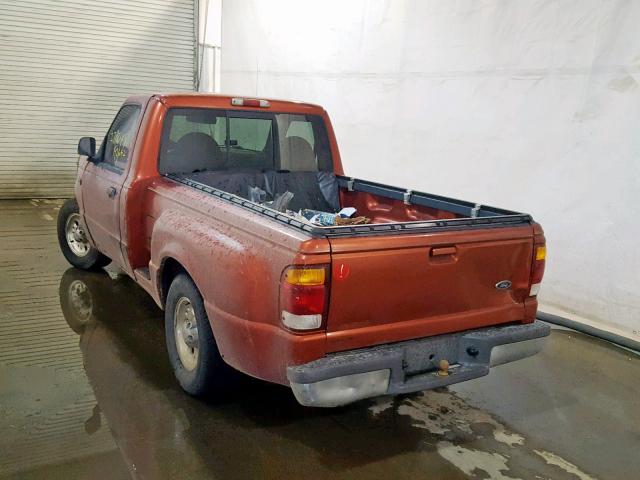 1FTYR10C1WPA89652 - 1998 FORD RANGER ORANGE photo 3