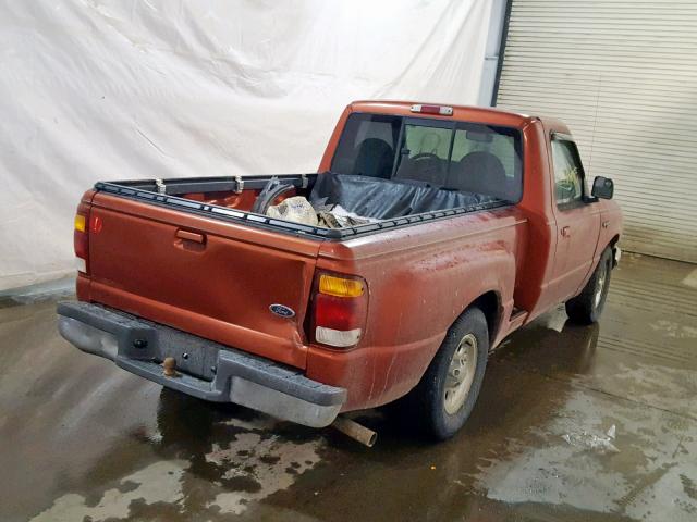 1FTYR10C1WPA89652 - 1998 FORD RANGER ORANGE photo 4