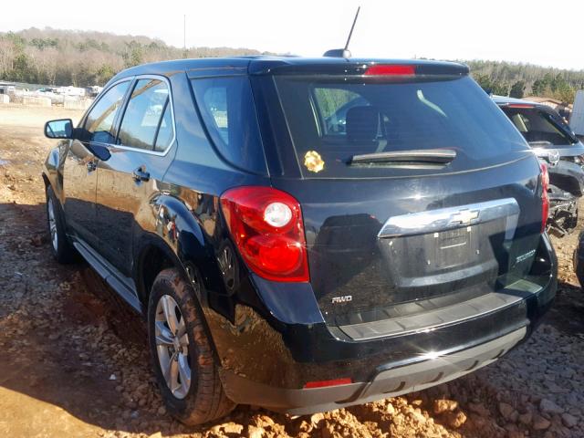 2GNFLEEK0F6323822 - 2015 CHEVROLET EQUINOX LS BLACK photo 3