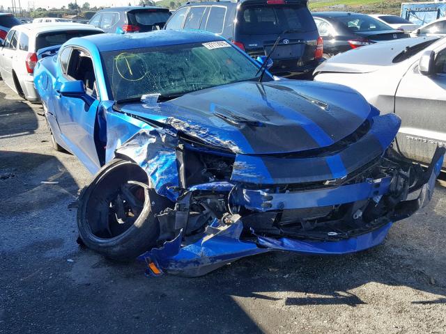 1G1FE1R78H0167745 - 2017 CHEVROLET CAMARO SS BLUE photo 1