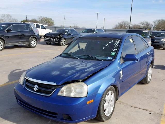 KL5JD56Z66K318641 - 2006 SUZUKI FORENZA BLUE photo 2