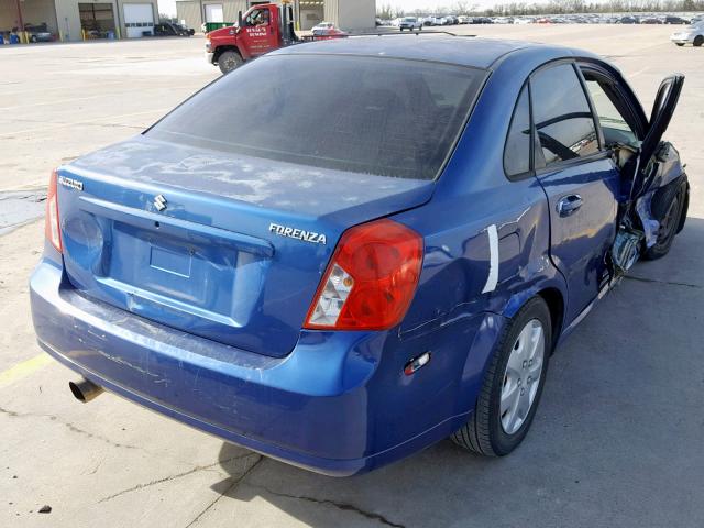 KL5JD56Z66K318641 - 2006 SUZUKI FORENZA BLUE photo 4