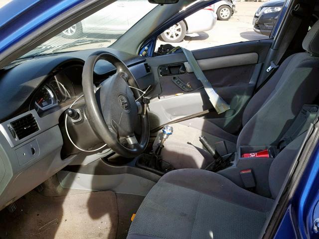 KL5JD56Z66K318641 - 2006 SUZUKI FORENZA BLUE photo 5